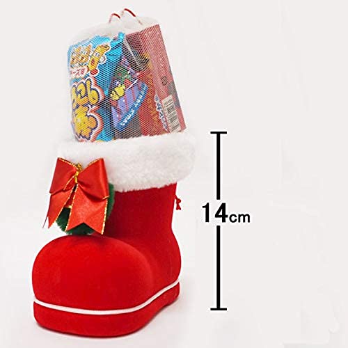 お子さん大喜び！　特大高さ48cm！！　クリスマスブーツ【おまけつき】 Amazon | サンタお菓子ブーツ Lサイズ 10個 ブーツ高14cm 1680